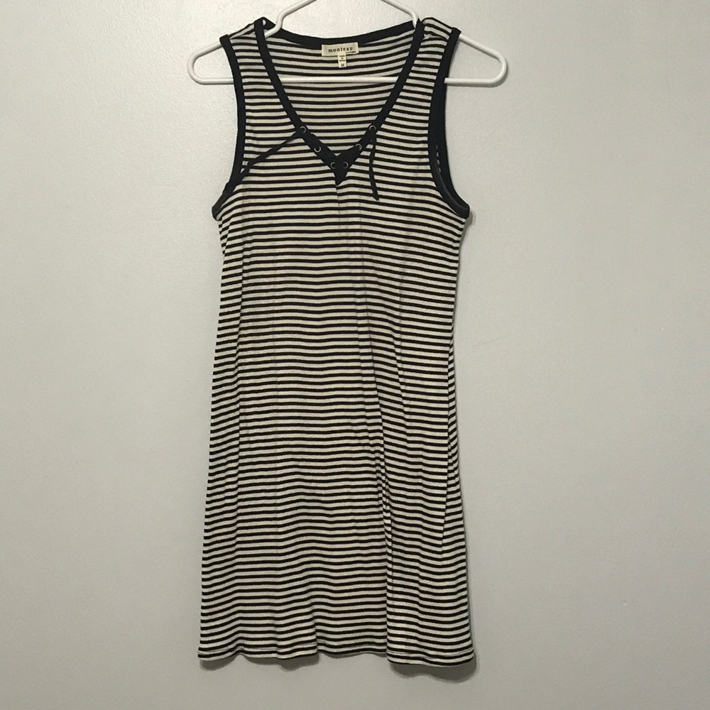 Stripped t-shirt dress